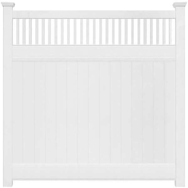 7 Privacy Spindle Vinyl White 7 Privacy Spindle Vinyl White