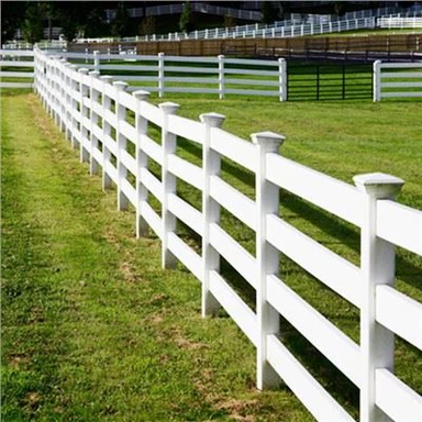 4 Rail Vinyl Farm Fence