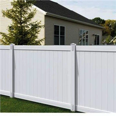 White 4x8 Vinyl Fence Panels