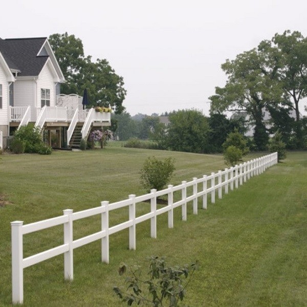 PVC Rail Vinyl Ranch Rail Fencing