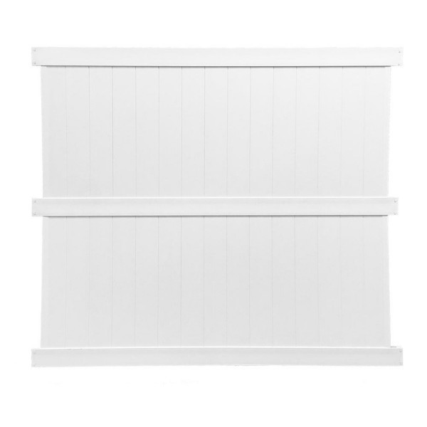 6 Ft. X 6 Ft. White Vinyl Privacy Fence Panel