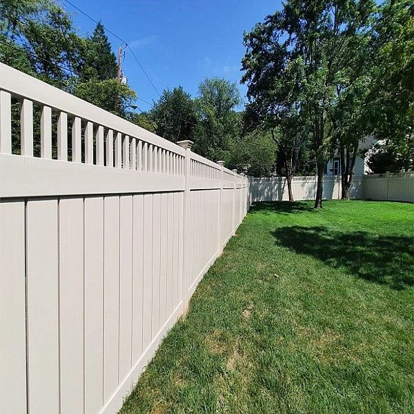 PVC Privacy Spindle Vinyl White