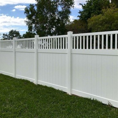 Outdoor Living Ranch Rail Vinyl Fencing