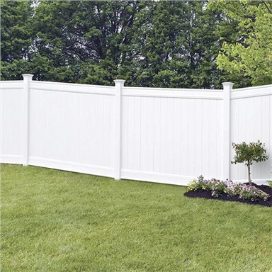 PVC Semi-Privacy Fencing