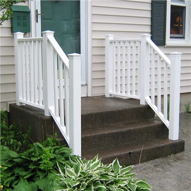 White PVC Railing For Outdoor