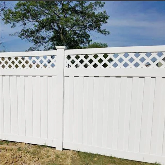 white pvc fence 