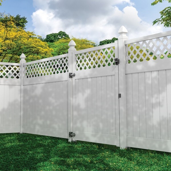 White 4x8 Vinyl Fence Panels