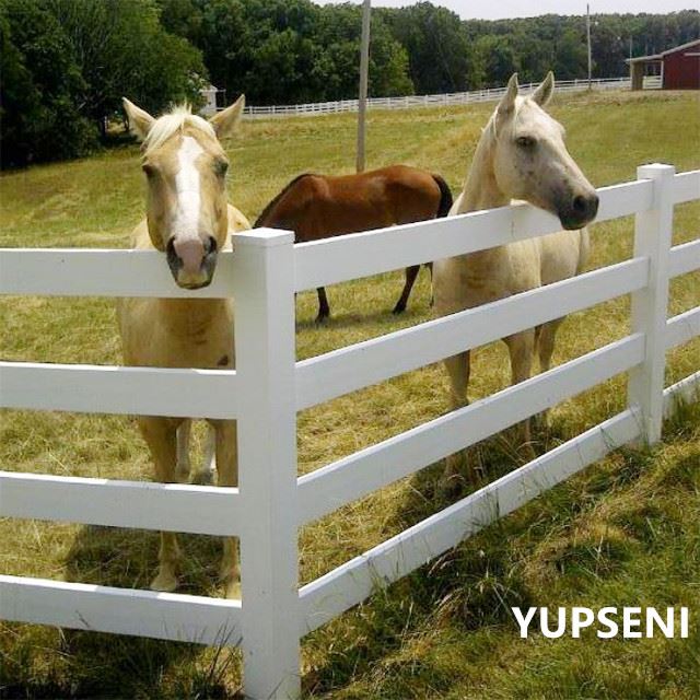 White Vinyl Farm Fence