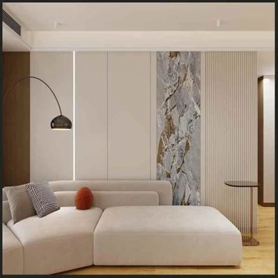 Alternative wall panel system installed in a commercial interior with acoustic surface treatment Alternative wall panel system installed in a commercial interior with acoustic surface treatment