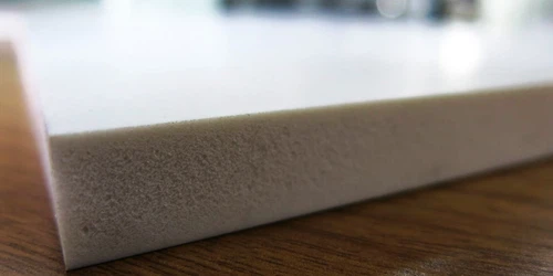 free foam board with uniform porous internal structure versus free foam board with uniform porous internal structure versus