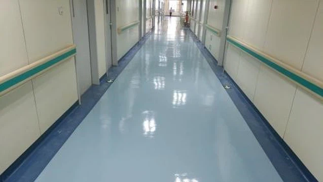A continuous vinyl antibacterial wall surface with flush welded seams eliminates the crevices where colony-forming units typically accumulate. A continuous vinyl antibacterial wall surface with flush welded seams eliminates the crevices where colony-forming units typically accumulate.