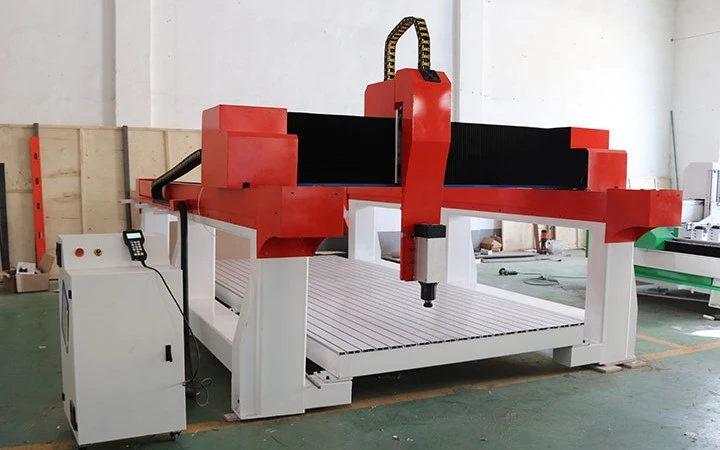 CNC router machine cutting PVC laminated foam board sheet producing clean edges in a fabrication workshop using standard woodworking CNC equipment CNC router machine cutting PVC laminated foam board sheet producing clean edges in a fabrication workshop using standard woodworking CNC equipment