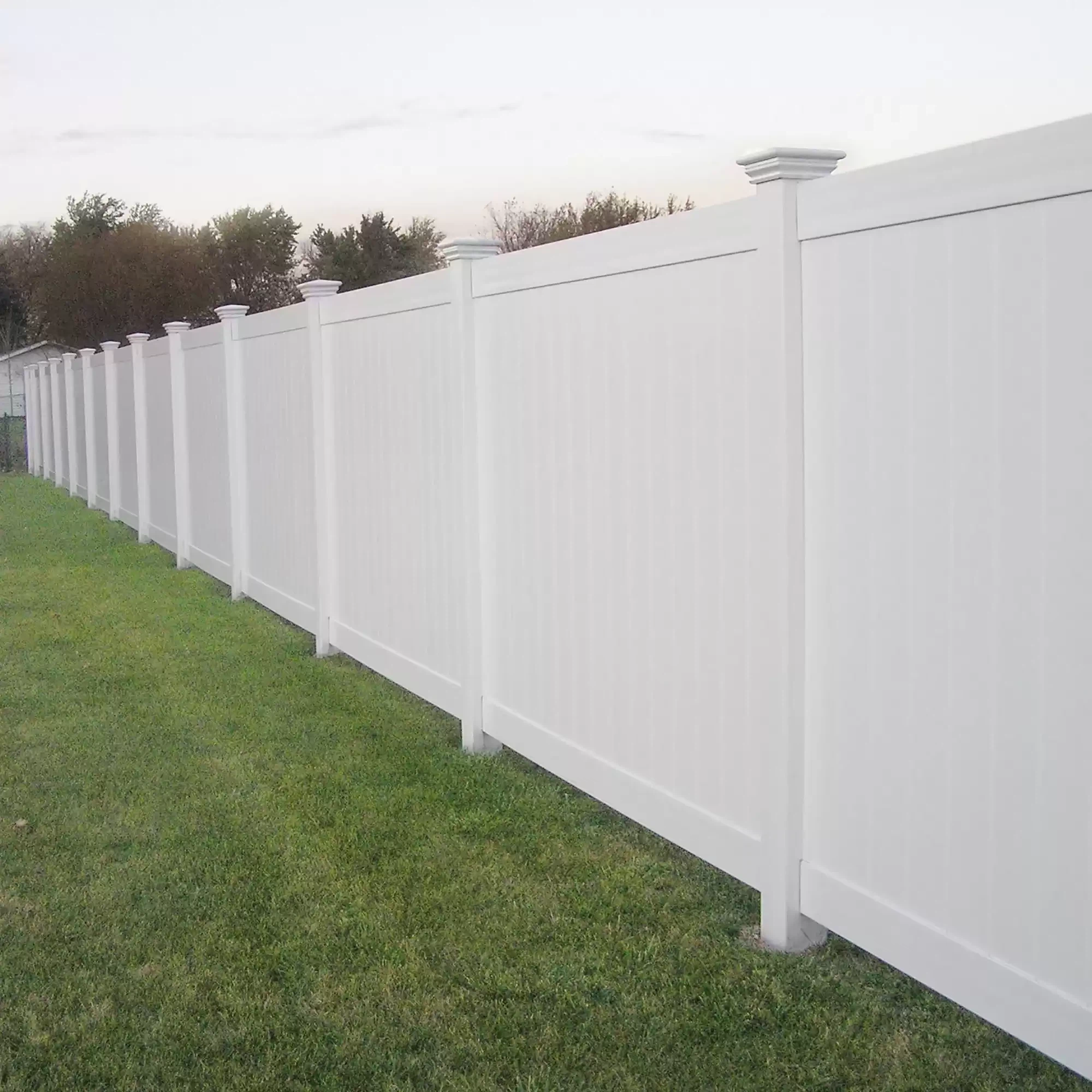 pvc fence rails