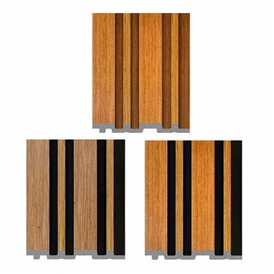 PS fluted wall panels viewed along the wall showing flute alignment across several panel joints PS fluted wall panels viewed along the wall showing flute alignment across several panel joints