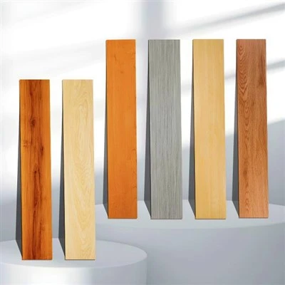 SPC waterproof vinyl plank flooring with a thick clear wear layer under inspection SPC waterproof vinyl plank flooring with a thick clear wear layer under inspection