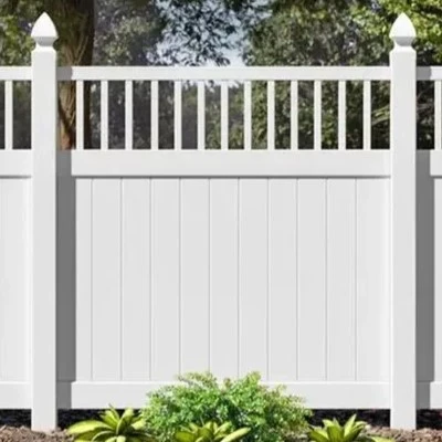 Vinyl High Picket Pool Fence 1.5" X 1.5"