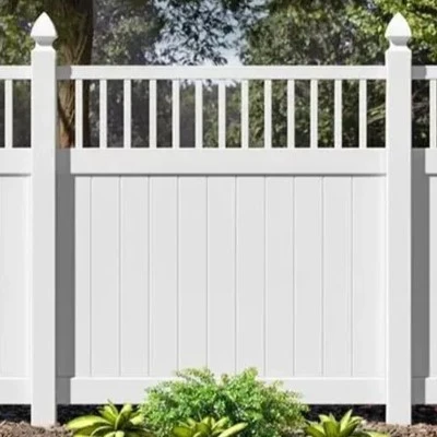 Vinyl High Picket Pool Fence 1.5