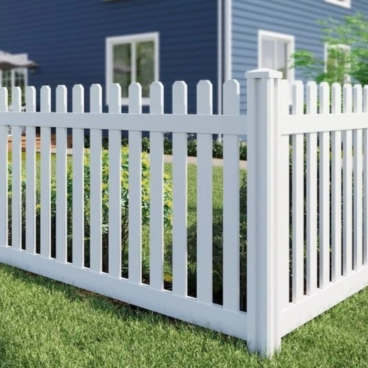 Vinyl High Picket Pool Fence 1.5